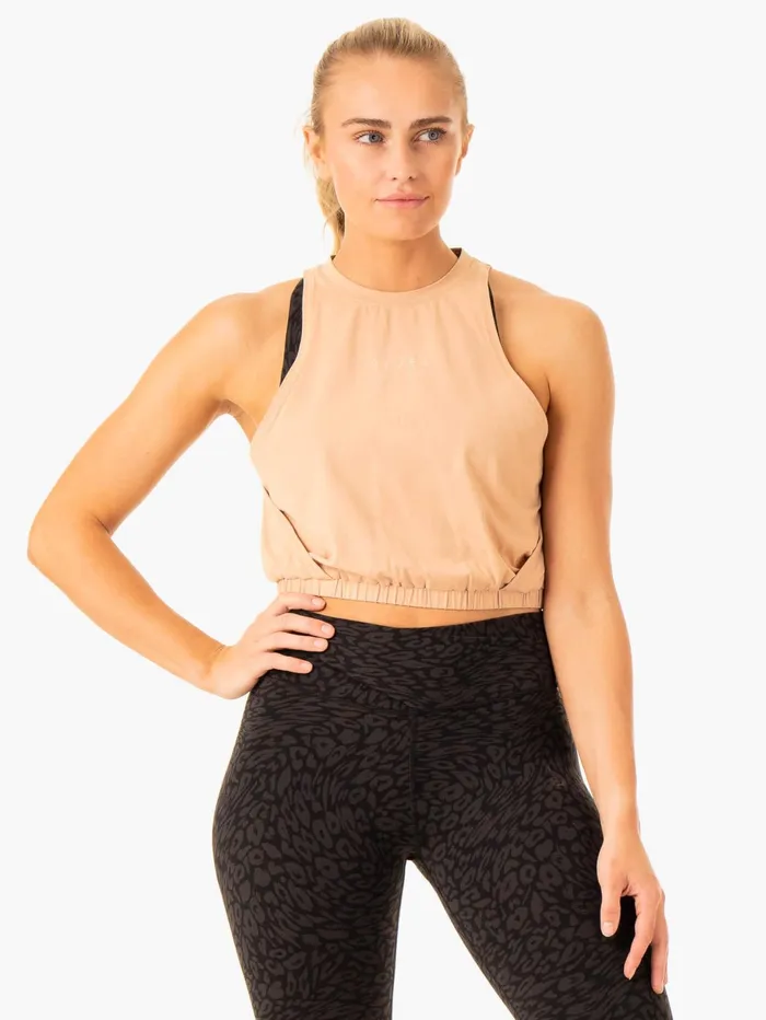 Ryderwear Rotation Tank 8211 Sandstone Women Tops