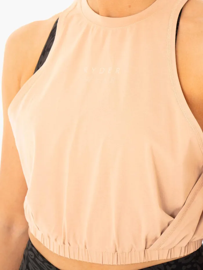 Ryderwear Rotation Tank 8211 Sandstone Women Tops