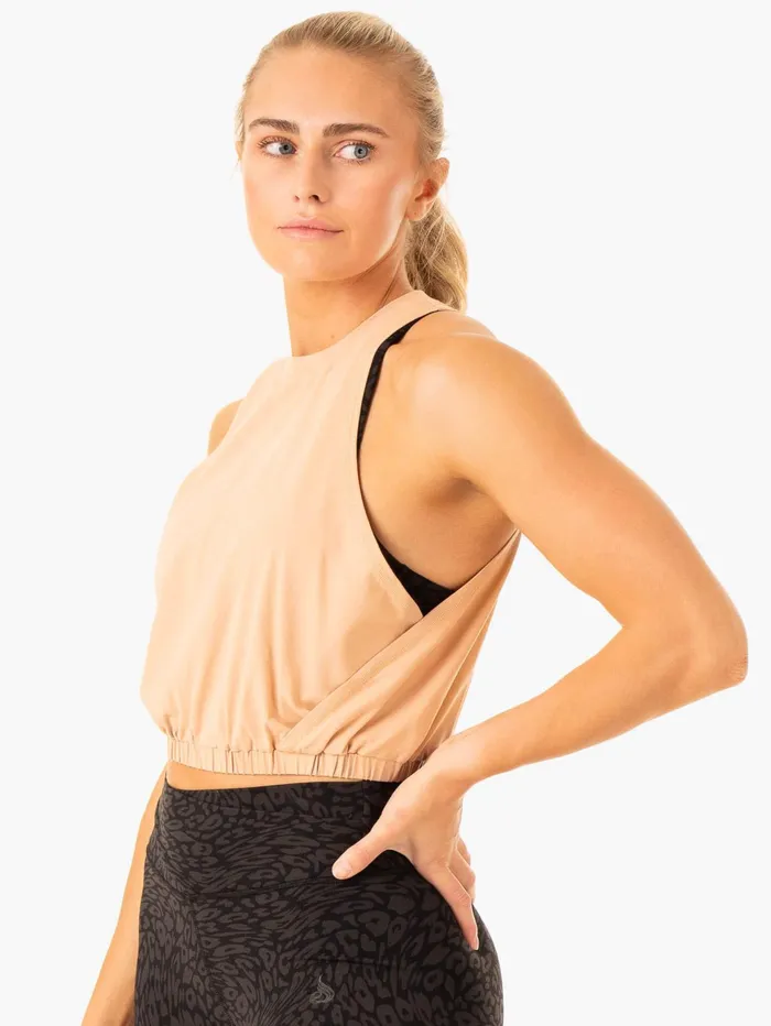 Ryderwear Rotation Tank 8211 Sandstone Women Tops