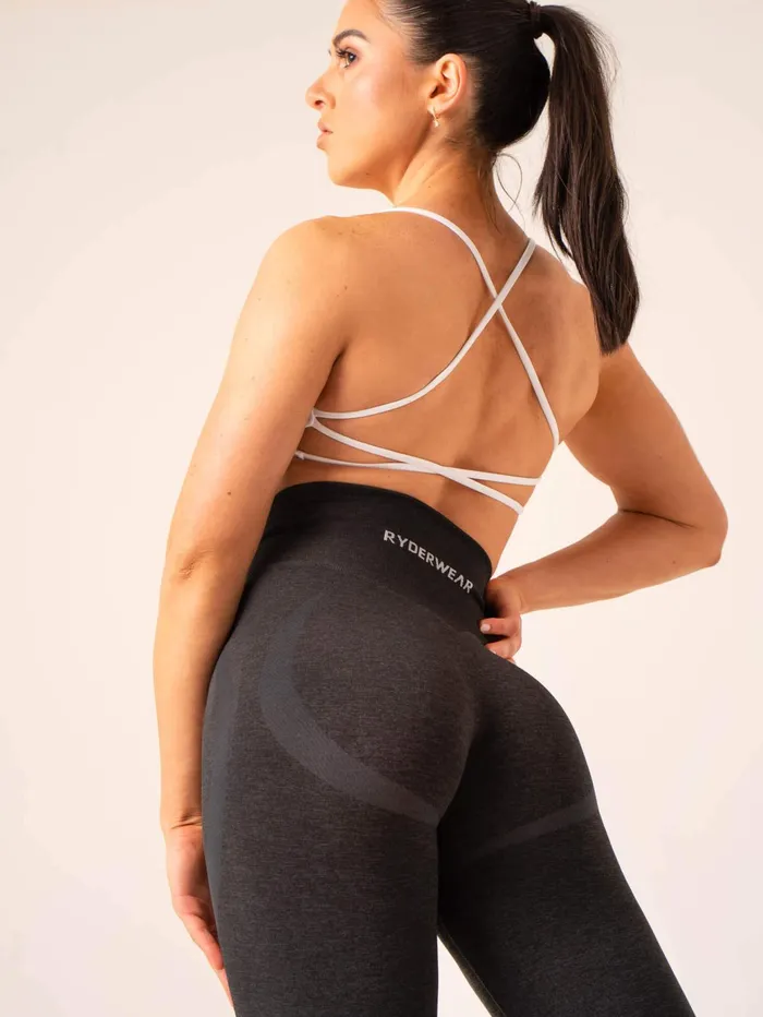 Ryderwear Sculpt Seamless Leggings 8211 Black Marl Women Leggings