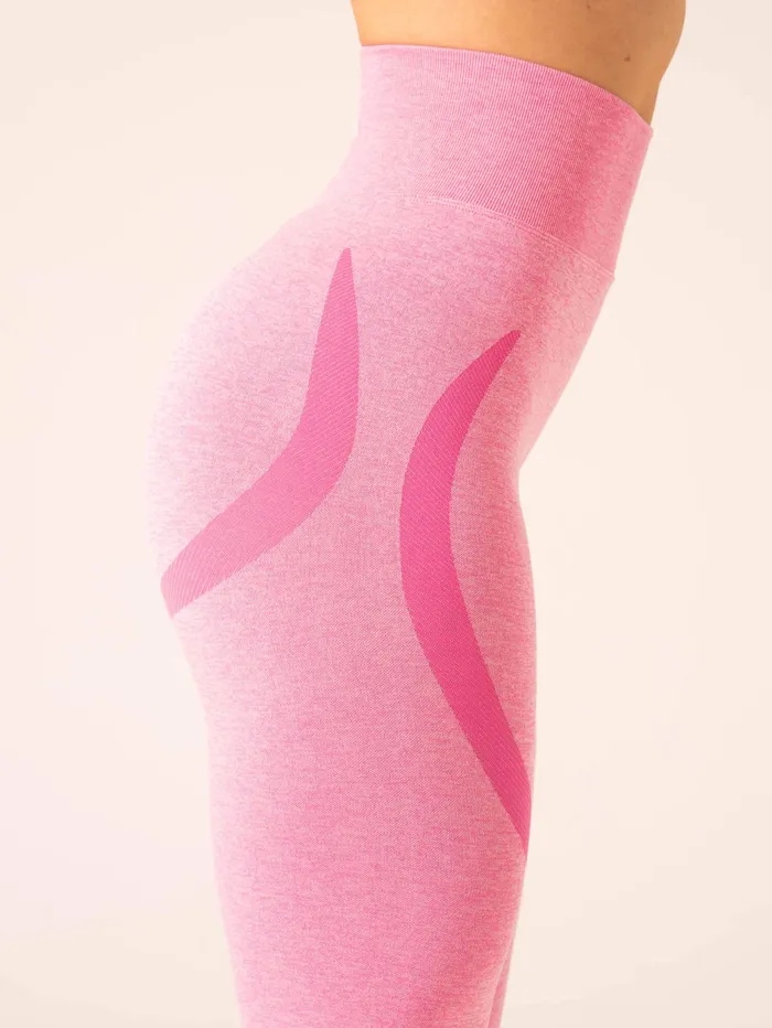 Ryderwear Sculpt Seamless Leggings 8211 Bright Pink Women Leggings