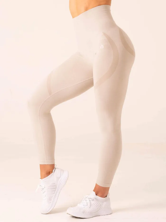 Ryderwear Sculpt Seamless Leggings 8211 Stone Marl Women Leggings