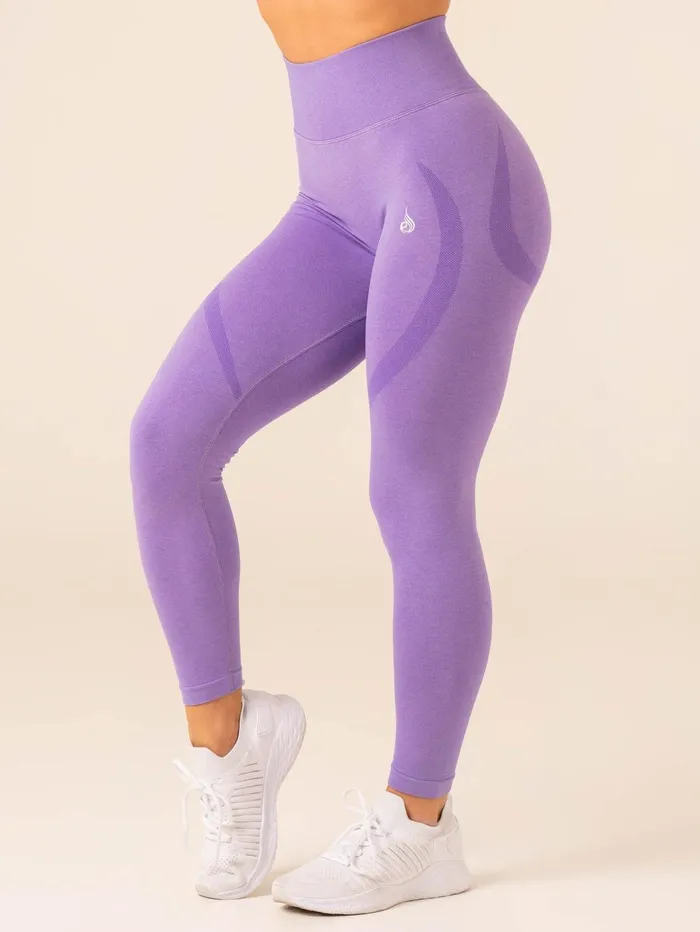 Ryderwear Sculpt Seamless Leggings 8211 Violet Marl Women Leggings