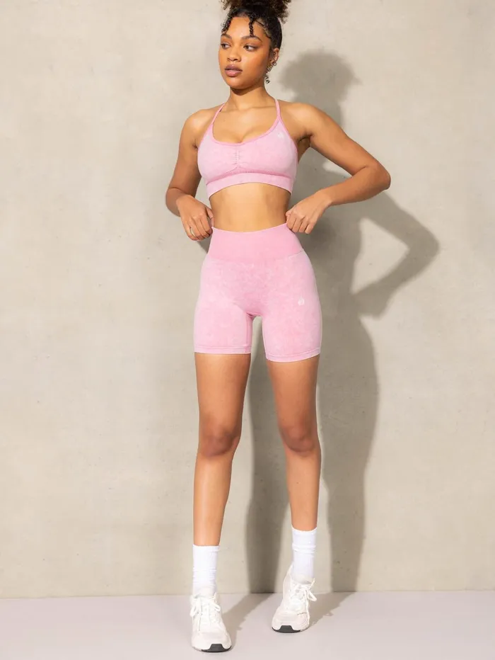 Ryderwear Stonewash Seamless Sports Bra 8211 Pink Stonewash Women Sports Bras