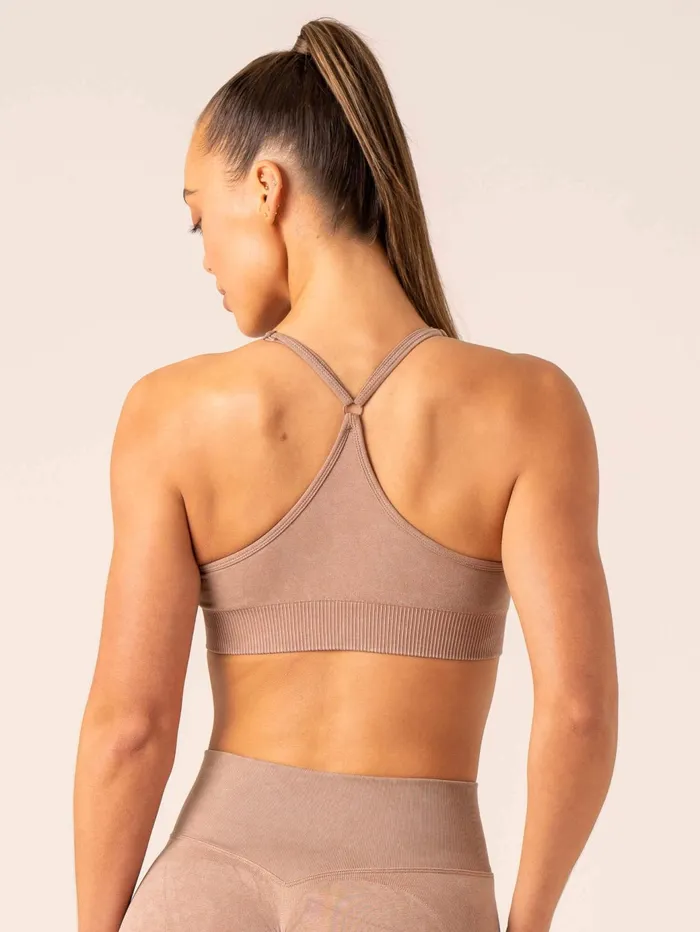 Ryderwear Stonewash Seamless Sports Bra 8211 Tan Stonewash Women Sports Bras