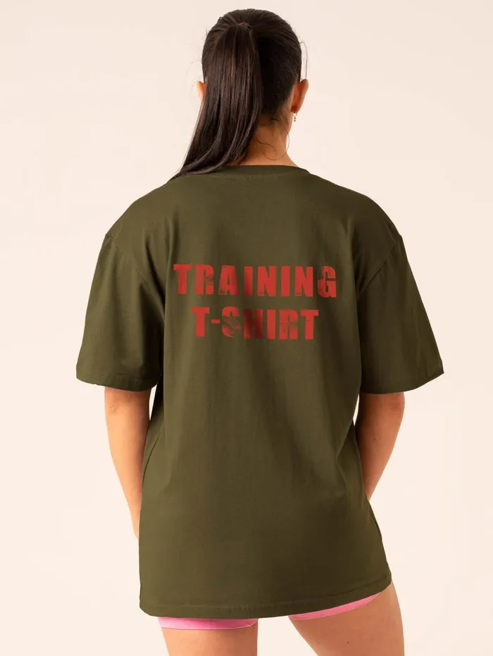 Ryderwear Training TShirt 8211 Olive Women TShirts