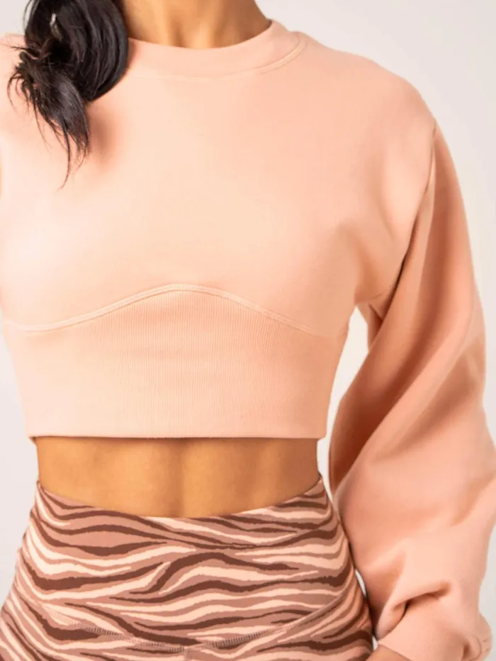 Ryderwear Unstoppable Sweater 8211 Peach Women Jackets and Sweaters