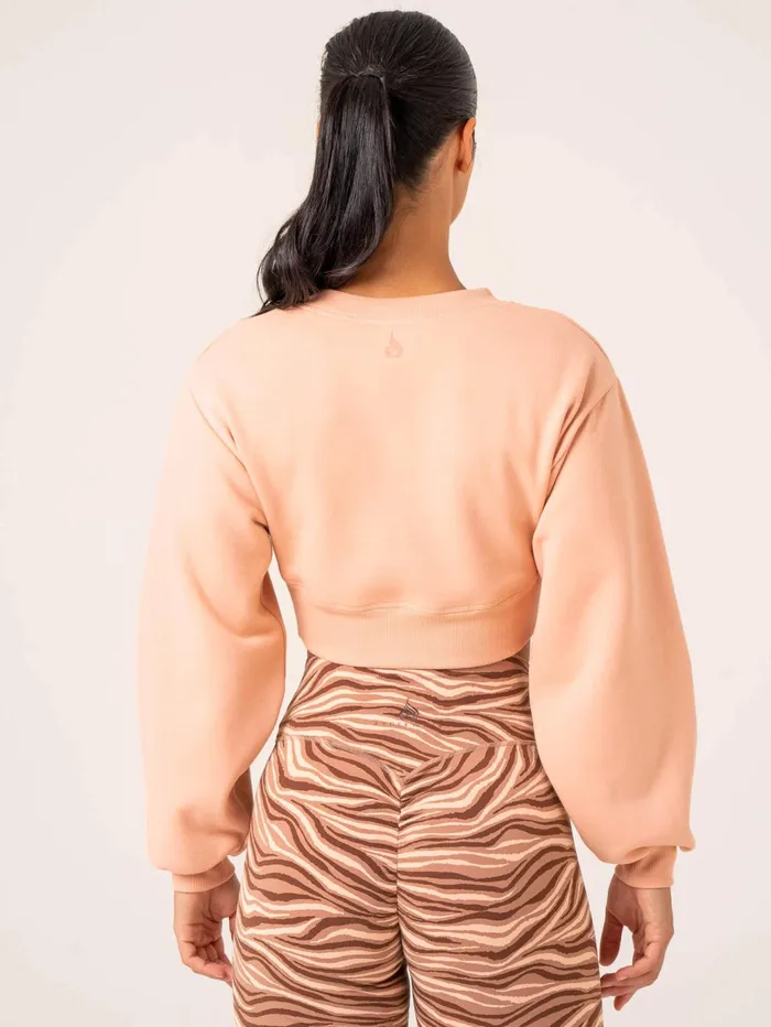 Ryderwear Unstoppable Sweater 8211 Peach Women Jackets and Sweaters