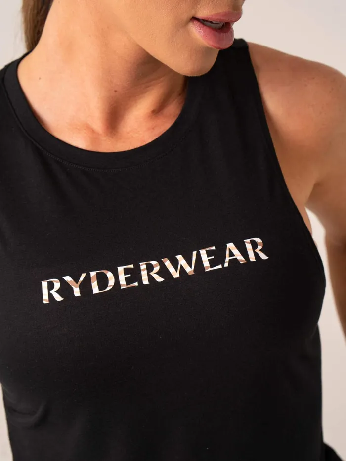 Ryderwear Unstoppable Tank 8211 Black Women Tanks