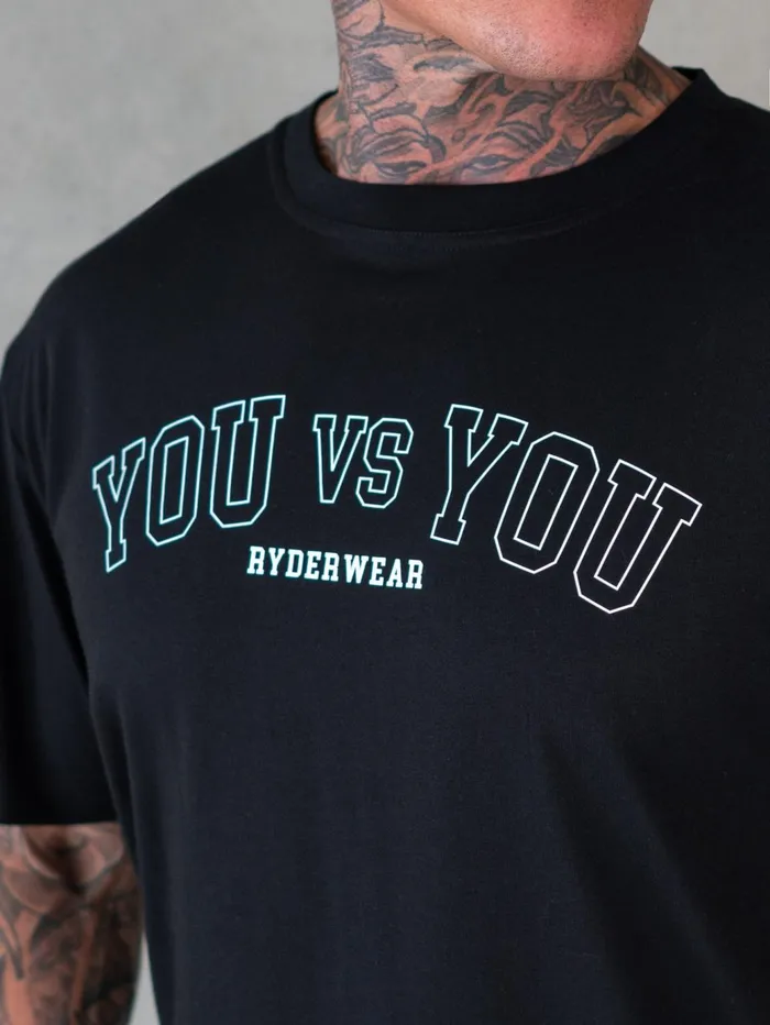 Ryderwear You Vs You Oversized TShirt 8211 Black Men TShirts