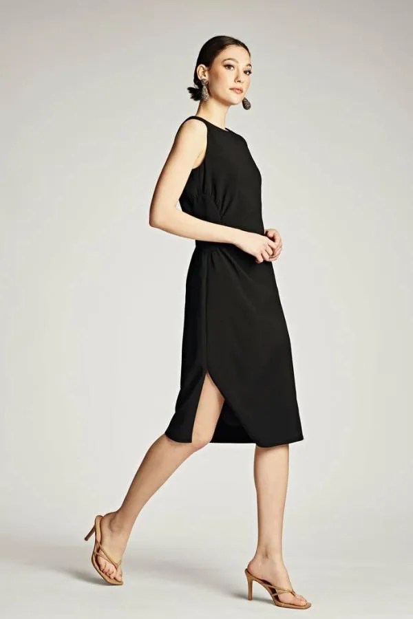 Sachin and Babi Diana Dress 8211 Black Black Women Midi