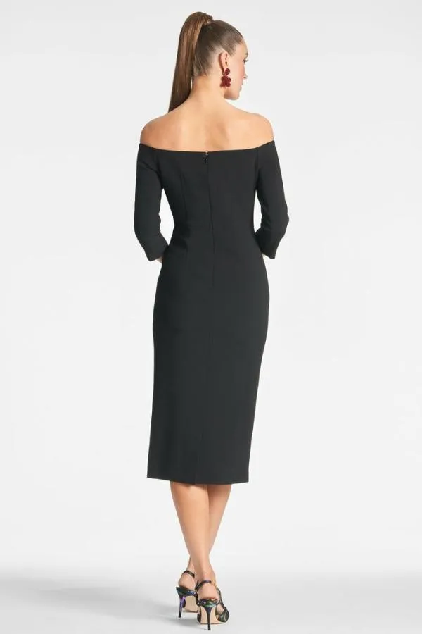 Sachin and Babi Fatima Dress 8211 Noir Bouquet Noir Bouquet Women Sheath