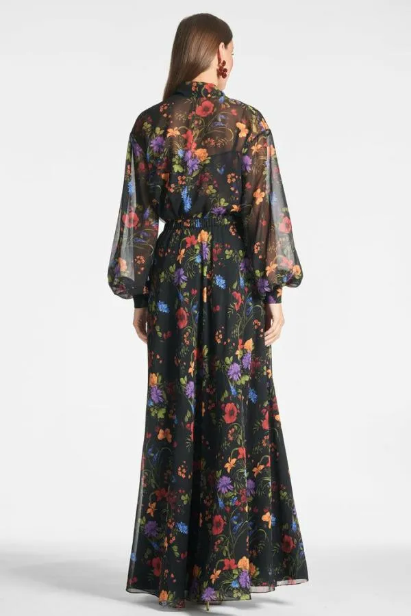 Sachin and Babi Juno Skirt 8211 Noir Wildflower Noir Wildflower Women Matching Sets