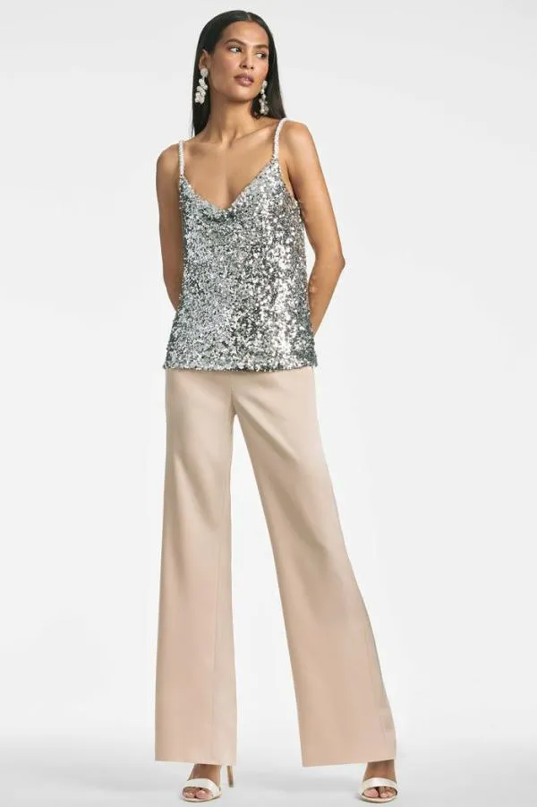 Sachin and Babi Leta Top 8211 Silver Silver Women Tops and Blouses