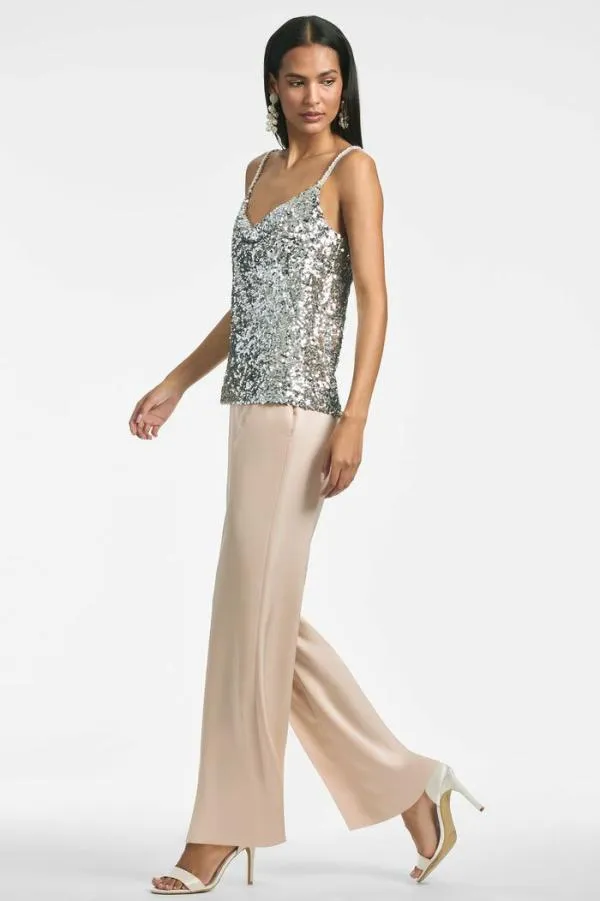 Sachin and Babi Leta Top 8211 Silver Silver Women Tops and Blouses