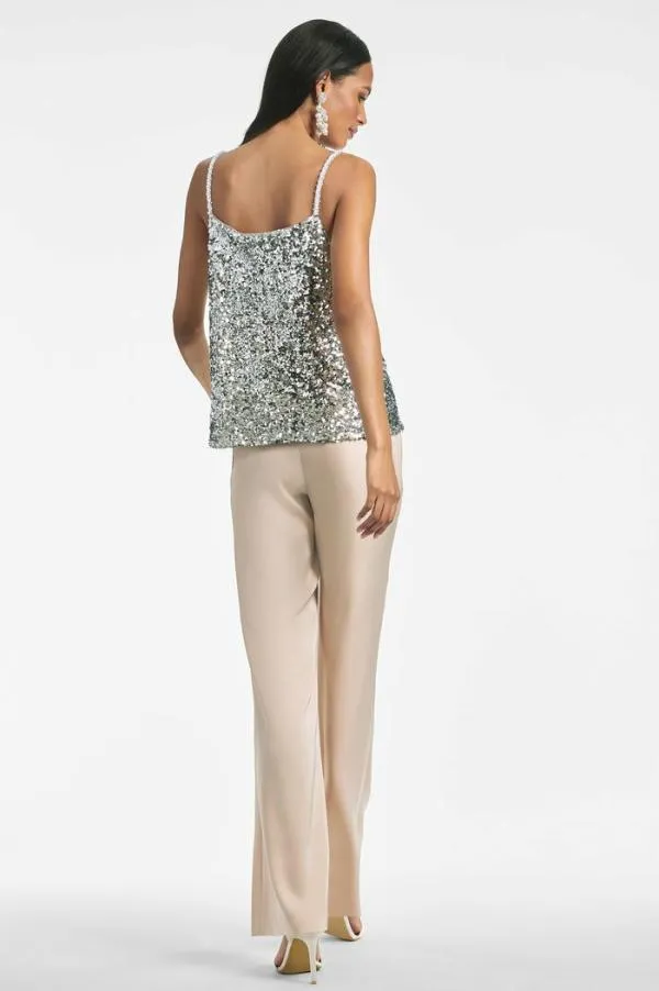 Sachin and Babi Leta Top 8211 Silver Silver Women Tops and Blouses