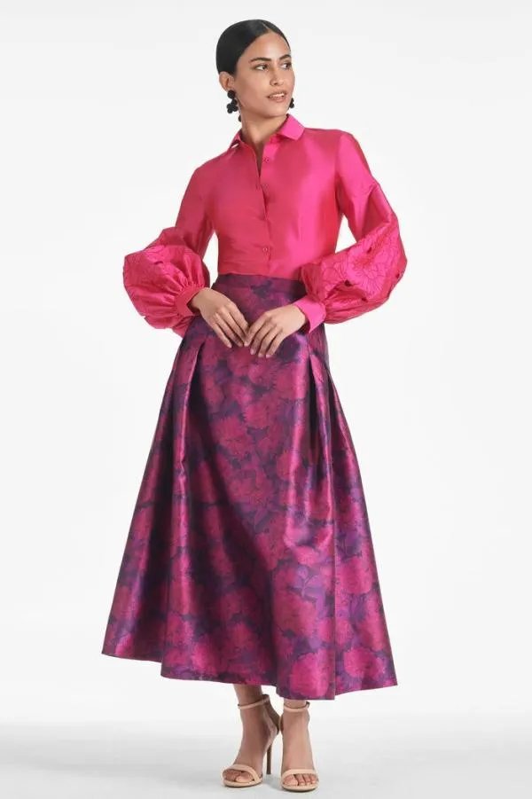 Sachin and Babi Lydia Skirt 8211 Magenta Bloom Magenta Bloom Women Skirts