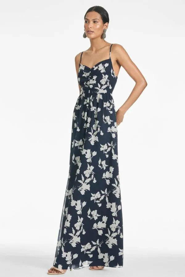 Sachin and Babi Sienna Gown 8211 Navy Venetia Petal Navy Venetia Petal Women Plus Sizes Sachin and Babi Sienna Gown 8211 Navy Venetia Petal Navy Venetia Petal Women Plus Sizes