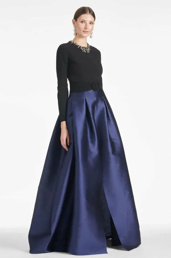 Sachin and Babi Victoria Gown 8211 BlackNavy Blacknavy Women Plus Sizes