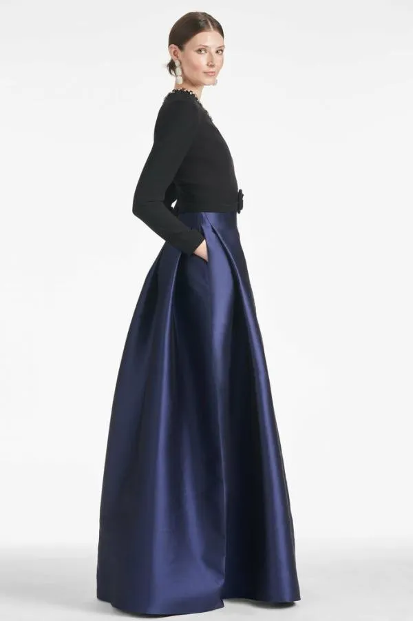 Sachin and Babi Victoria Gown 8211 BlackNavy Blacknavy Women Plus Sizes