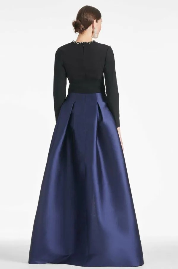 Sachin and Babi Victoria Gown 8211 BlackNavy Blacknavy Women Plus Sizes