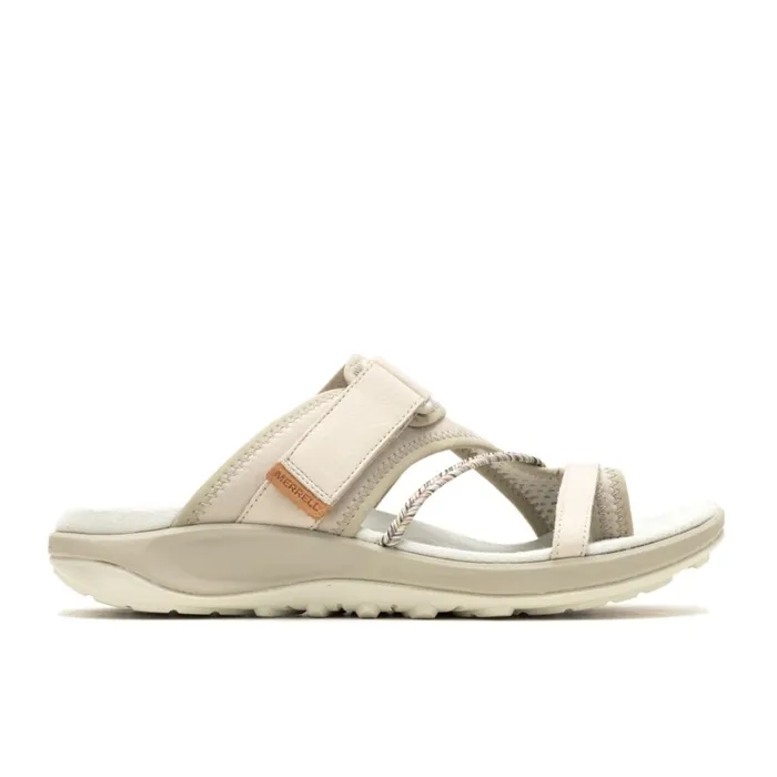 Sandals Women Merrell Terran 4 Post Wrap Wide Width Silver