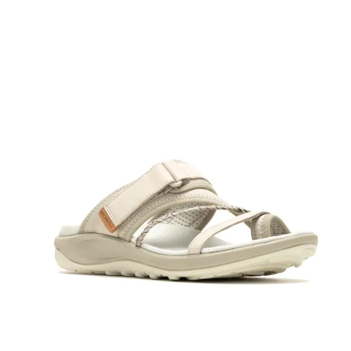 Sandals Women Merrell Terran 4 Post Wrap Wide Width Silver