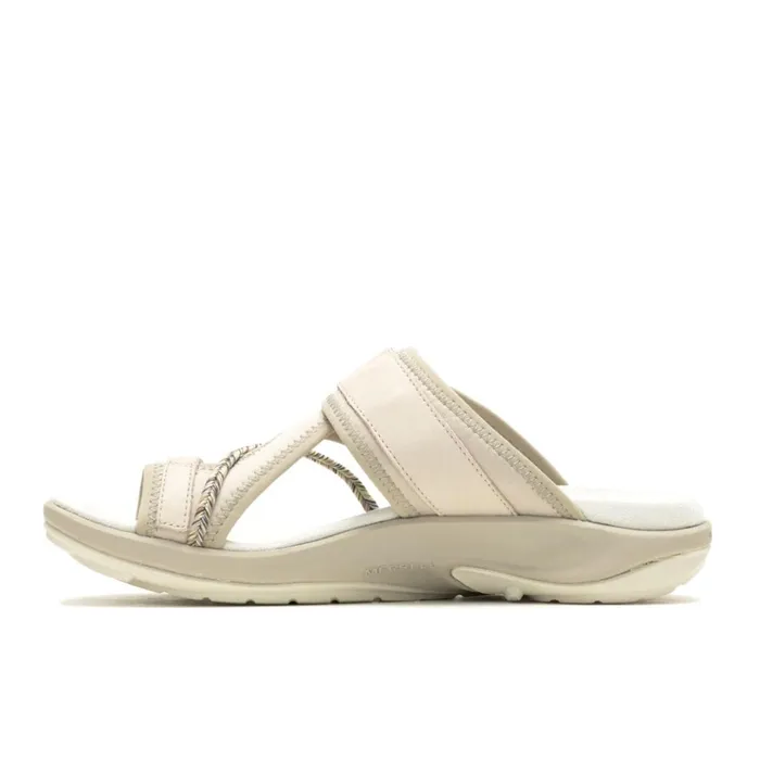 Sandals Women Merrell Terran 4 Post Wrap Wide Width Silver