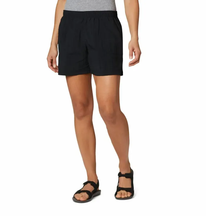 Sandy River Shorts Black Womens Columbia Sportswear Shorts and Skorts