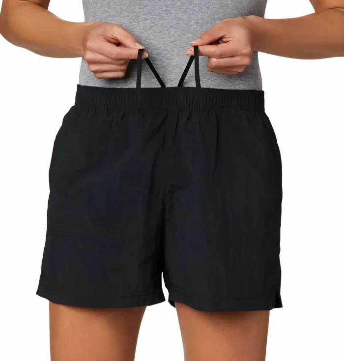 Sandy River Shorts Black Womens Columbia Sportswear Shorts and Skorts