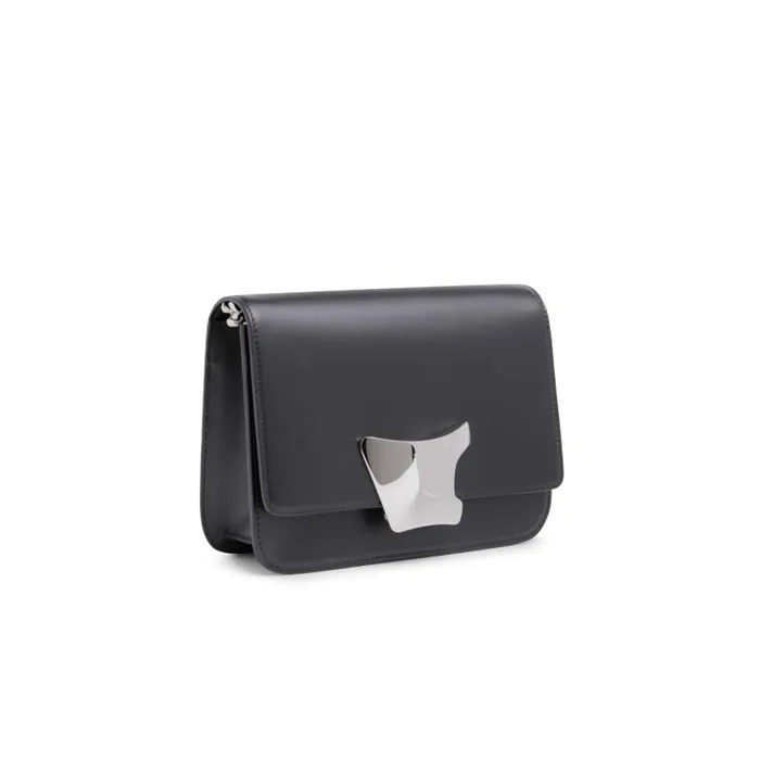 Santoni Bags Women Black Leather Crossbody Bag