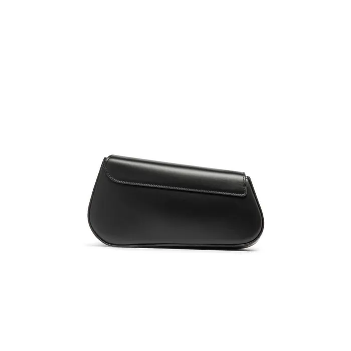 Santoni Bags Women Black Leather The Pluto Crossbody Bag