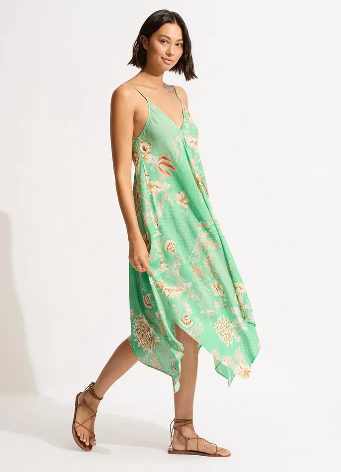 Seafolly Eden Scarf Dress 8211 Mint Women Beach Dresses