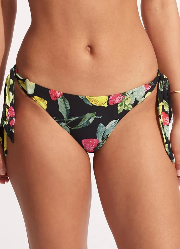 Seafolly Lemoncello TieSide Pant 8211 Black Women Tie Side Seafolly Lemoncello TieSide Pant 8211 Black Women Tie Side