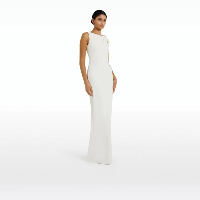 Serendipity Ivory Long Dress Women Safiyaa Dresses