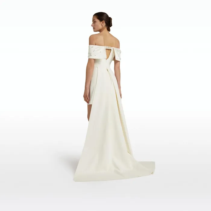 Shina Ivory Short Dress Women Safiyaa Dresses