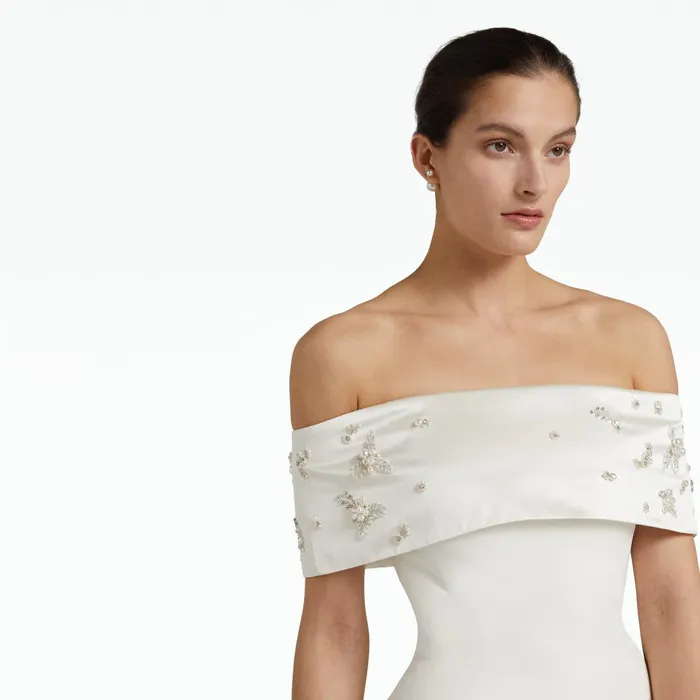 Shina Ivory Short Dress Women Safiyaa Dresses