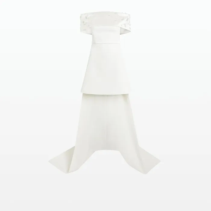 Shina Ivory Short Dress Women Safiyaa Dresses
