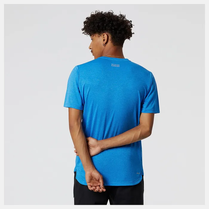 Shirts Men Newbalance Run For Life Graphic Impact Run Short Sleeve Serene Blue Heather Shirts Men Newbalance Run For Life Graphic Impact Run Short Sleeve Serene Blue Heather