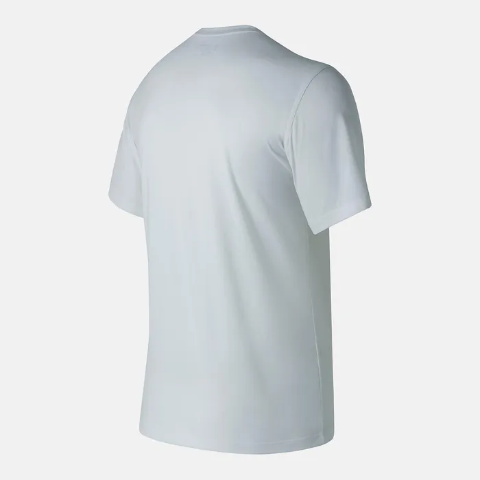 Shirts Men Newbalance Short Sleeve Tech Tee White