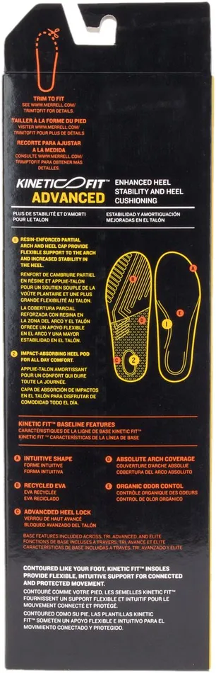 Shoe Care Women Merrell Kinetic Fit Advanced Footbed Wide Width Wool