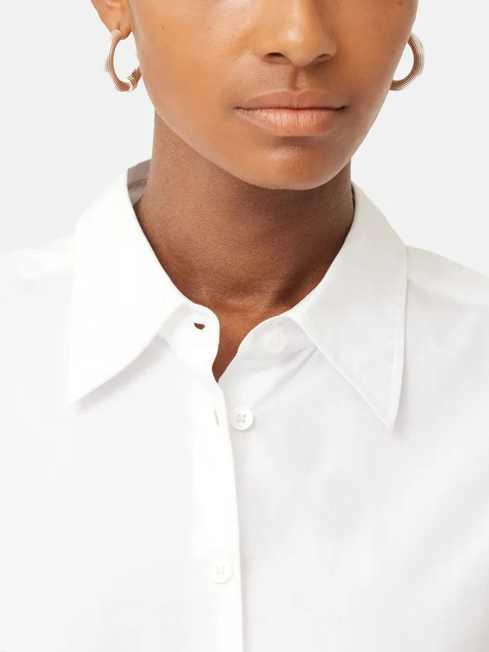 Shop Cotton Poplin Shirt White Jigsaw Shirts and Tops