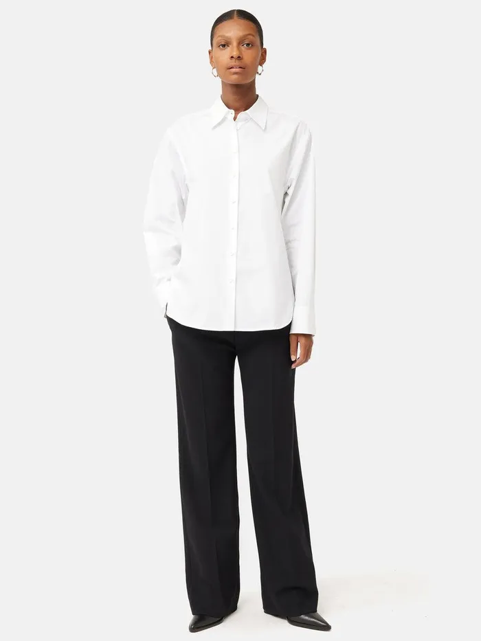 Shop Cotton Poplin Shirt White Jigsaw Shirts and Tops