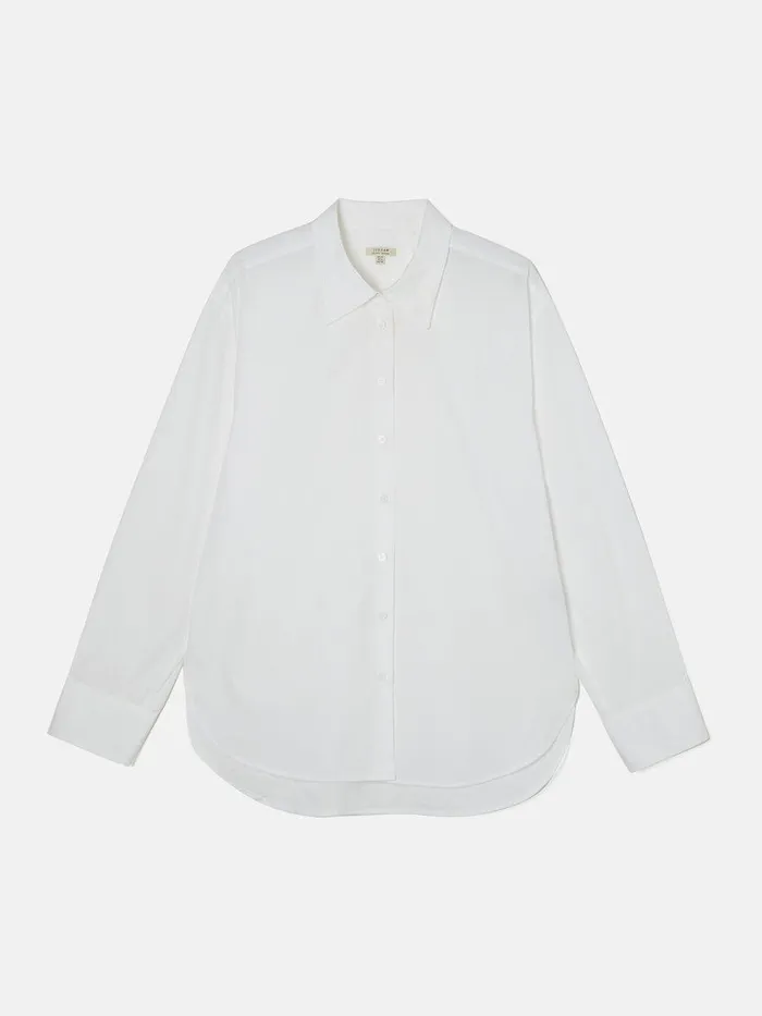 Shop Cotton Poplin Shirt White Jigsaw Shirts and Tops