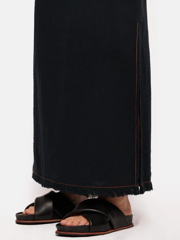 Shop Halter Neck Cheesecloth Dress Navy Jigsaw Dresses and Jumpsuits