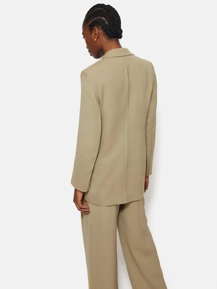 Shop Italian Linen Gibson Blazer Sand Jigsaw Coords