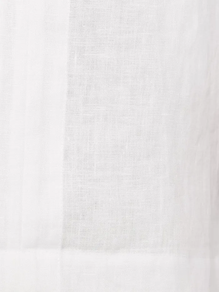 Shop Linen Smocked Tshirt Dress White Jigsaw Dresses and Jumpsuits