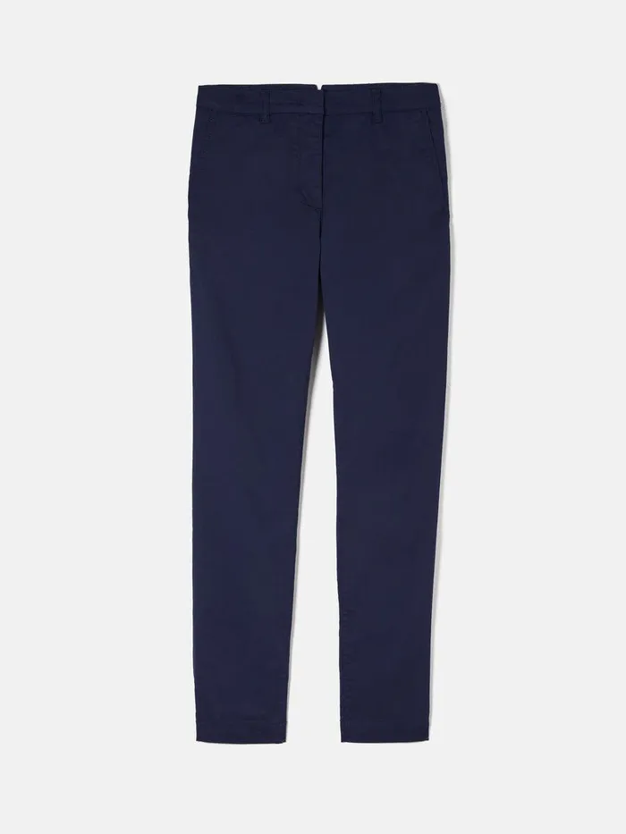 Shop Marden Cotton Chino Indigo Indigo Jigsaw Trousers