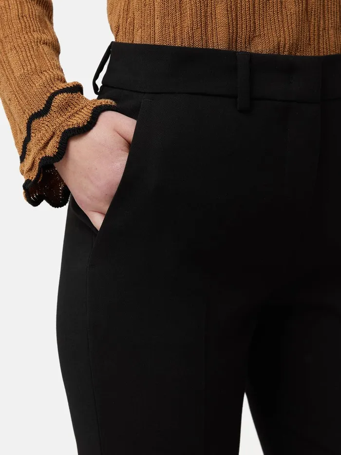 Shop Modern Crepe Marden Trouser Black Jigsaw Coords