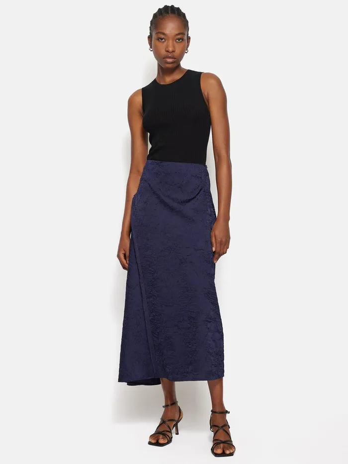 Shop Rib Knitted Tank Black Jigsaw Knitwear and Cashmere